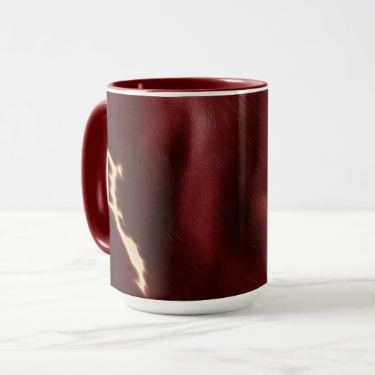 Mug Vachette rouge profonde du sud-ouest (Devant gauche)