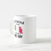 Mug Vaffanculo : Italien pour 'Avoir une belle journée (Devant gauche)
