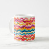 Mug Vague Abstrait Coloré (Devant gauche)