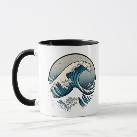 Mug "Vague de crête" (Gauche)