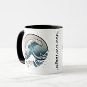 Mug "Vague de crête" (Devant gauche)