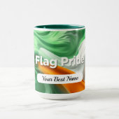 Mug Vague de fierté du drapeau (Centre)