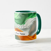Mug Vague de fierté du drapeau (Devant droit)