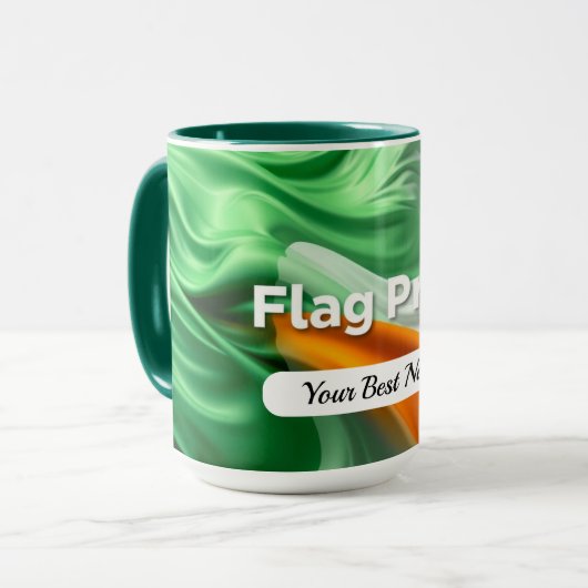 Mug Vague de fierté du drapeau (Devant gauche)