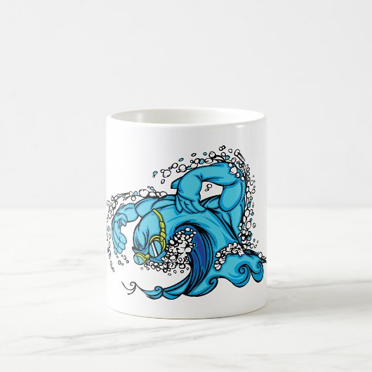 Mug Vague de natation