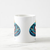 Mug Vague de Surf rétro Sunset (Centre)