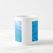 Mug vague d'eau bleue cool (Centre)