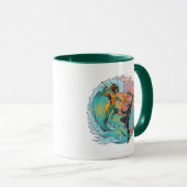 Mug Vague marémotrice Aquaman & Black Manta (Devant droit)
