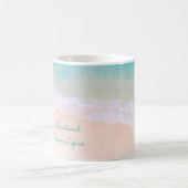 Mug Vague, Sable, Citation Motivationnelle De Plage (Centre)