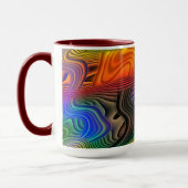 Mug Vagues Abstraites (Gauche)