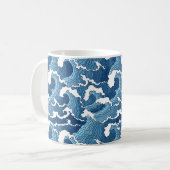 Mug Vagues Abstraites (Devant gauche)