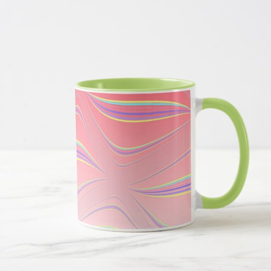 Mug Vagues Abstraites (Droite)