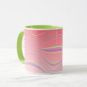 Mug Vagues Abstraites (Devant gauche)