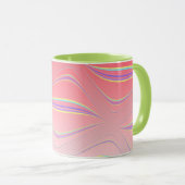 Mug Vagues Abstraites (Devant droit)