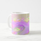 Mug Vagues abstraites colorées tendance jolies (Devant gauche)