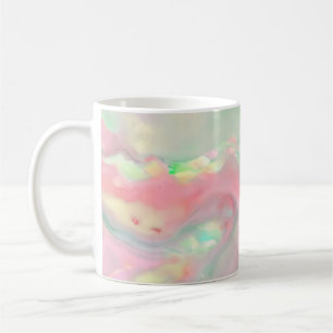 Mug Vagues abstraites roses colorées tendance