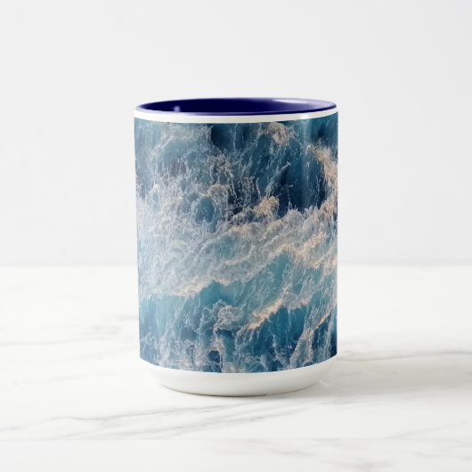 Mug Vagues bleu océan (Centre)