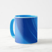 Mug Vagues bleues royales (Devant gauche)