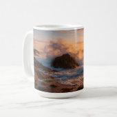 Mug Vagues brisées au coucher du soleil (Devant gauche)