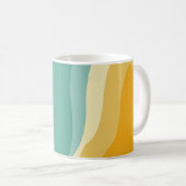 Mug Vagues colorées personnalisées (Devant droit)