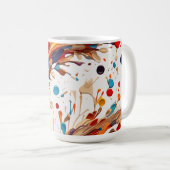 Mug Vagues de couleur (Devant droit)