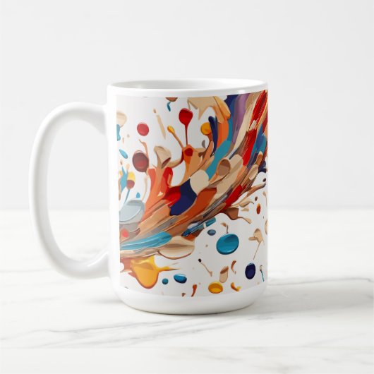 Mug Vagues de couleur (Gauche)