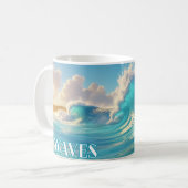 Mug Vagues de force - Inspiré par la mer (Devant gauche)