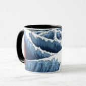 Mug Vagues de Japonais (Devant gauche)