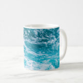 Mug Vagues de l'océan bleu (Devant droit)