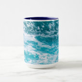 Mug Vagues de l'océan bleu (Centre)