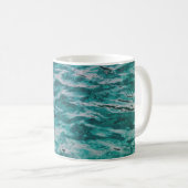 Mug Vagues de l'océan émeraude (Devant droit)