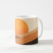 Mug Vagues de sable doux au coucher du soleil (Devant droit)