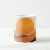 Mug Vagues de sable doux au coucher du soleil (Centre)