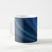 Mug Vagues de sable molles bleues et vertes (Devant gauche)