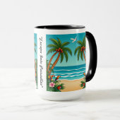 Mug "Vagues De Tranquillité" (Devant droit)