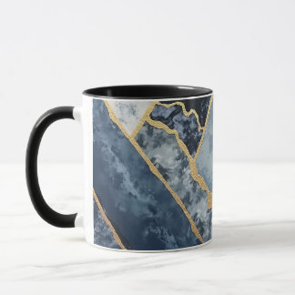 Mug vagues dorées