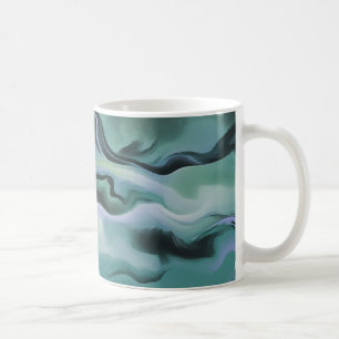 Mug Vagues En Harmonie Acrylique Pour L'Art Abstrait