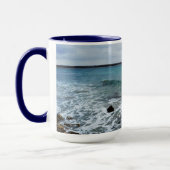 Mug Vagues Et Bateaux De Pêche Sur L'Océan, (Gauche)