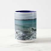 Mug Vagues Et Bateaux De Pêche Sur L'Océan, (Centre)