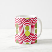 Mug Vagues et cercles (Devant droit)