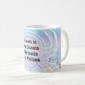 Mug Vagues et citations de sirènes (Devant droit)