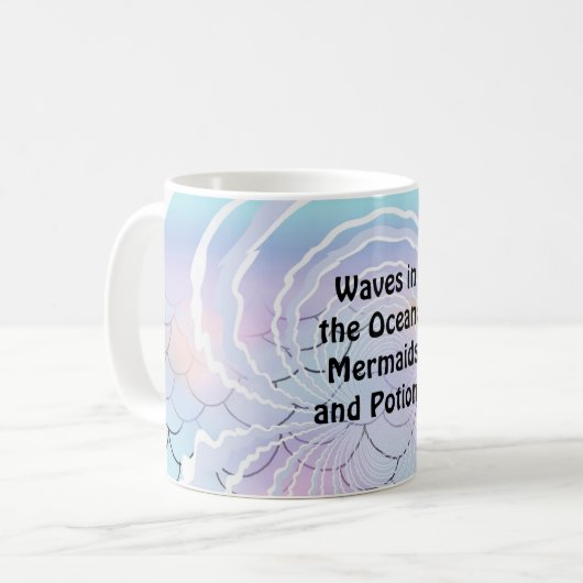 Mug Vagues et citations de sirènes (Devant gauche)
