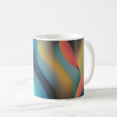 Mug Vagues et Tourbillons Abstraits 29 (Devant droit)