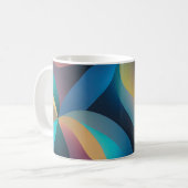 Mug Vagues et Tourbillons Abstraits 29 (Devant gauche)