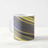 Mug Vagues fracturées du paysage marin Abstrait 06 (Devant gauche)