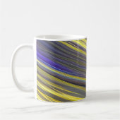 Mug Vagues fracturées du paysage marin Abstrait 06 (Gauche)