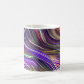 Mug Vagues fracturées du paysage marin Abstrait 24 (Centre)