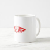Mug Vagues hors de la lèvre - Vêtements de Surf (Devant droit)