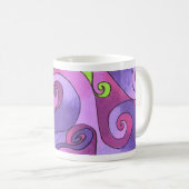 Mug - Vagues Lavendar (Devant droit)