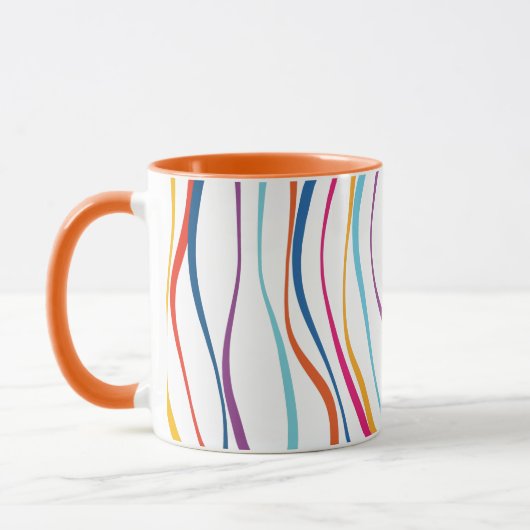 Mug Vagues Motifs modernes (Gauche)